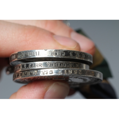 431 - A FAMILY OF VICTORIAN & LATER MEDALS awarded to Sergeant H.B.S. CARR, comprising a South Africa Meda... 