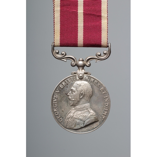 432 - A MERITORIOUS SERVICE MEDAL awarded to Pte. W. Whitehurst of the Labour Corps., on typical ribbon