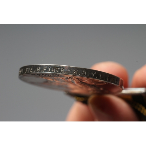 433 - A FAMILY OF MEDALS AWARDED TO UNCLE AND NEPHEW both of the King's Own Light Infantry, comprising an ... 