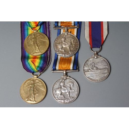 435 - A FAMILY OF FIRST WORLD WAR AND LATER MEDALS, comprising three medals awarded to Petty Officer J. Bo... 