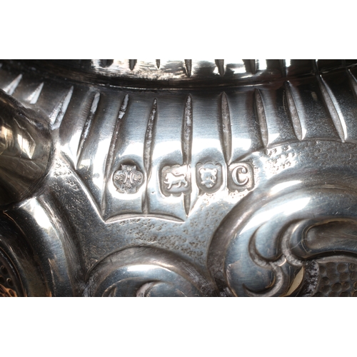 166 - A COMPOSITE LATE VICTORIAN SILVER THREE PIECE TEA SERVICE by William Hutton & Sons Ltd., Sheffield 1... 