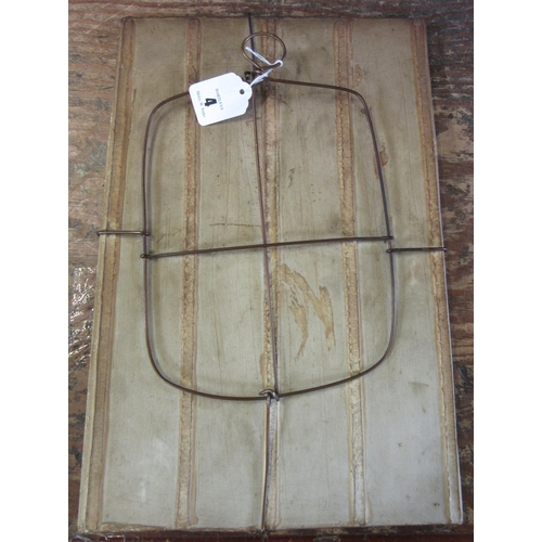 4 - A CHINESE PORCELAIN OBLONG PLAQUE, on glaze painted in pastel shades with a vignette of an aged trav... 