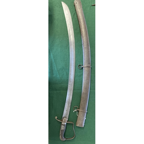 410 - A BRITISH 1796 PATTERN CAVALRY SABRE, the 32 1/2