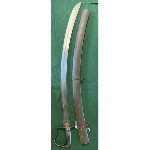 410 - A BRITISH 1796 PATTERN CAVALRY SABRE, the 32 1/2