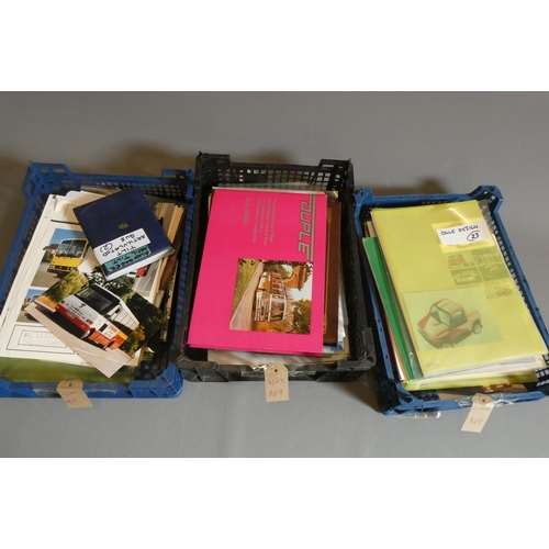 289 - Bus and coach memorabilia including photographs, sales literature and books
