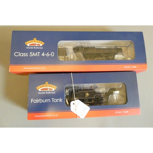 530 - Bachmann Standard Class 3MT in BR mix traffic 73109 and Fairburn tank in BR mix traffic 42060, boxed... 