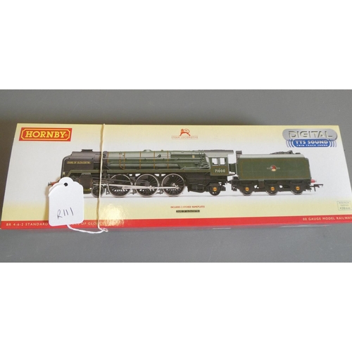 532 - Hornby Digital sound Class 8 Duke of Gloucester in BR green, boxed, excellent