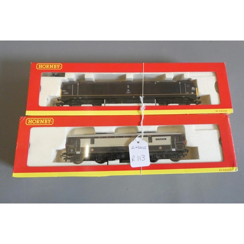 534 - Hornby Class 73 in Pullman livery 67005 and Class 67 67005 The Queen's Messenger in maroon livery, b... 