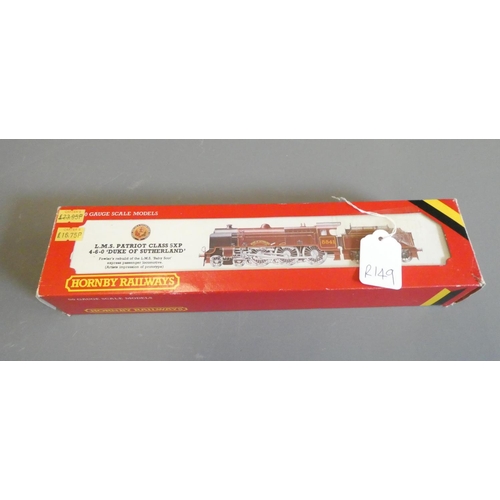 571 - Hornby DCC fitted with two function decoder LMS Patriot Duke of Sutherland finished in LMS crimson, ... 