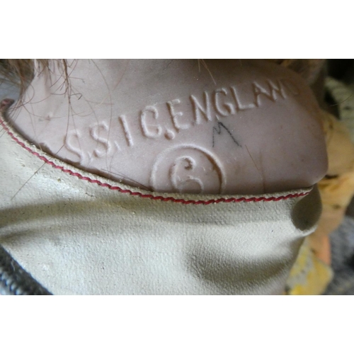 66 - Eight vintage and early 20th century dolls, including an AM 351 baby, a Heubach Koppelsdorf 300, thr... 