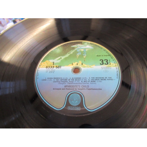 105 - APHRODITE'S CHILD 666 NO. 633350 VERTIGO SPACESHIPS LABEL LP RECORDS