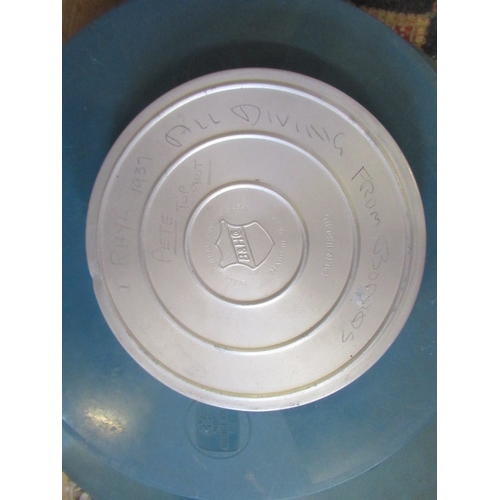 100 - LARGE BOX OF FILM REELS