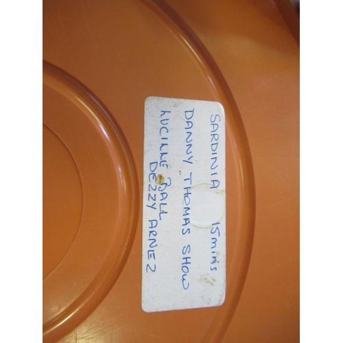 100 - LARGE BOX OF FILM REELS