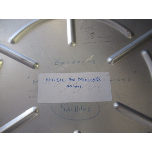 100 - LARGE BOX OF FILM REELS