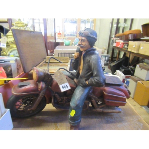 VINTAGE STYLE MOTORCYCLE RIDER MODEL