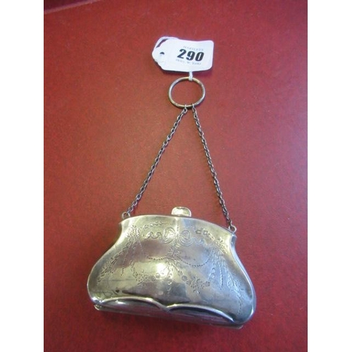 290 - SILVER PURSE