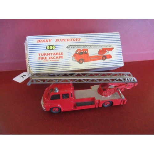 28 - BOXED DINKY FIRE ENGINE