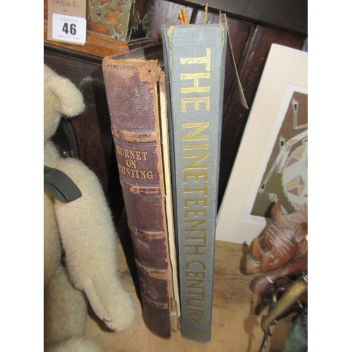 50 - BURNET ON PAINTING AND A COPY OF THE NINETEENTH CENTURY BOOK (2)
