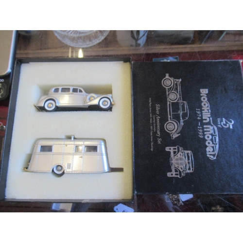 40 - BROOKLYN MODEL LIMITED EDITION CAR AND CARAVAN