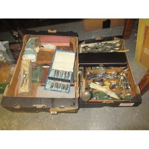 TWO BOXES OF CUTLERY