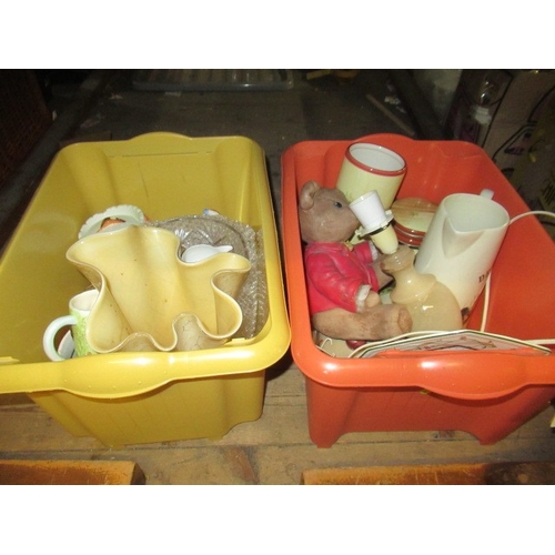 TWO BOXES OF CERAMICS