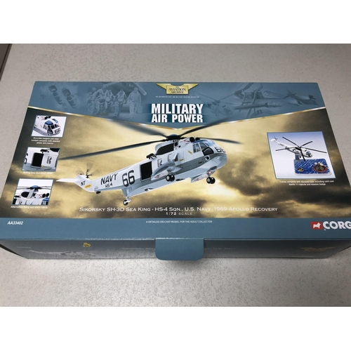 154 - corgi military air power aviation archive sea king 1/72