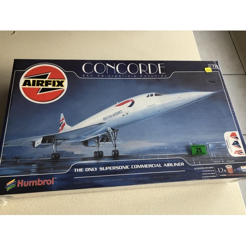 airfix concorde 1/72 scale sealed in box