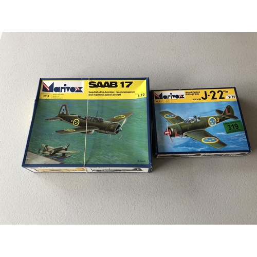 319 - marivox saab 17 & j-22 kits 1/72