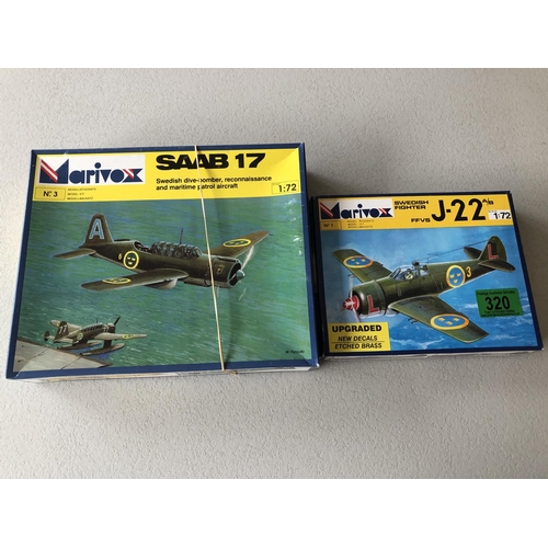 320 - marivox saab 17 & j-22 kits 1/72