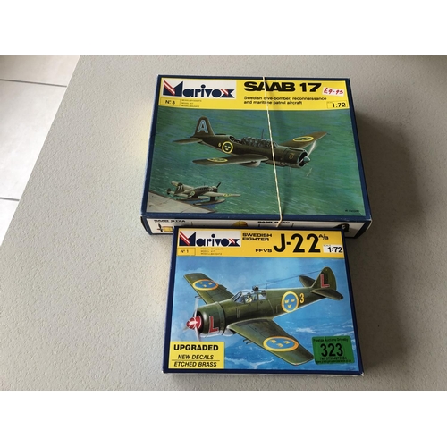 323 - marivox saab 17 & j-22 kits 1/72