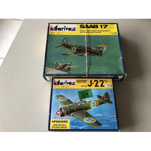 324 - marivox saab 17 & j-22 kits 1/72