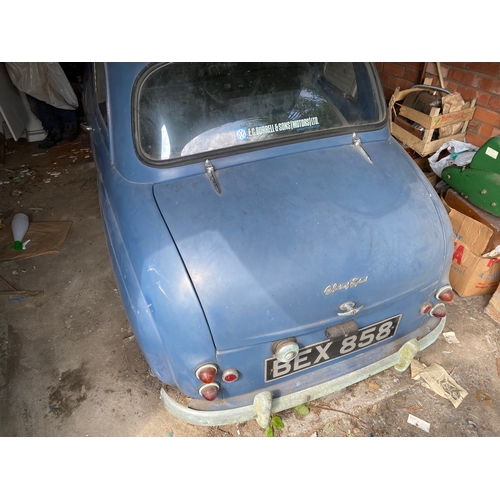 671 - Austin A35 garage find stood since 1973 classic car. This is an amazing find from a house in Grimsby... 