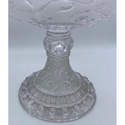 117 - Baccarat crystal compote in renaissance pattern circa 1890-1900