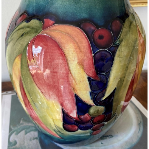 164 - Large early moorcroft vase from the 1930s and stands 13