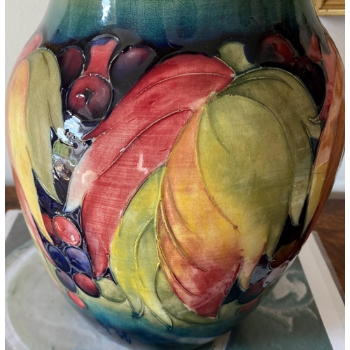 164 - Large early moorcroft vase from the 1930s and stands 13