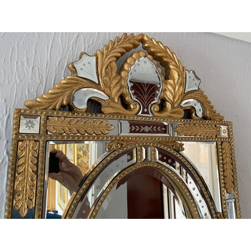 184 - large decorative mirror which is a stunning design