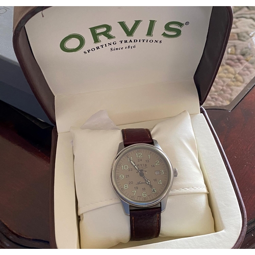 188 - orvis watch in original case