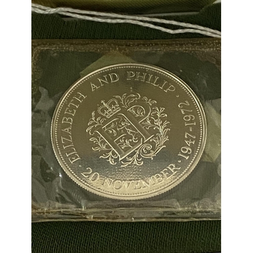 2 - queen elizabeth and prince philip proof coin in case