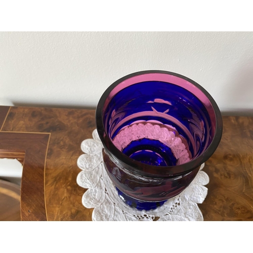 220 - Purple studio cameo glass 6