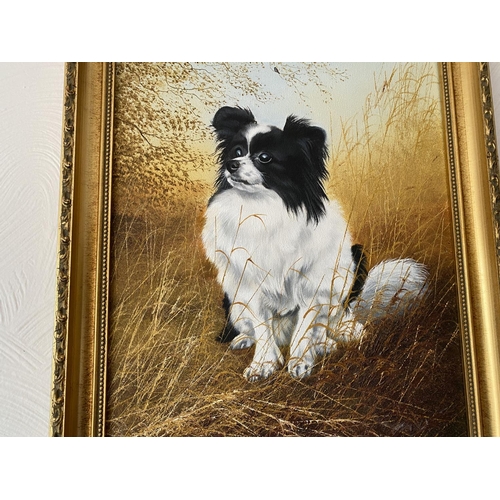 230 - Rupert by david waller oil on canvas. Rupert was the friend and companion of Mr and Mrs gpdon doig a... 