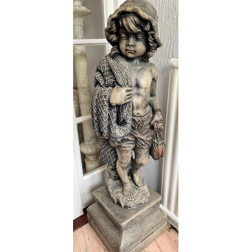 236 - Little boy statue 40