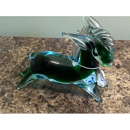 284 - murano glass horse 5.5