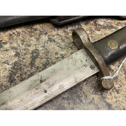 29 - world war bayonet in original sheath appx 16