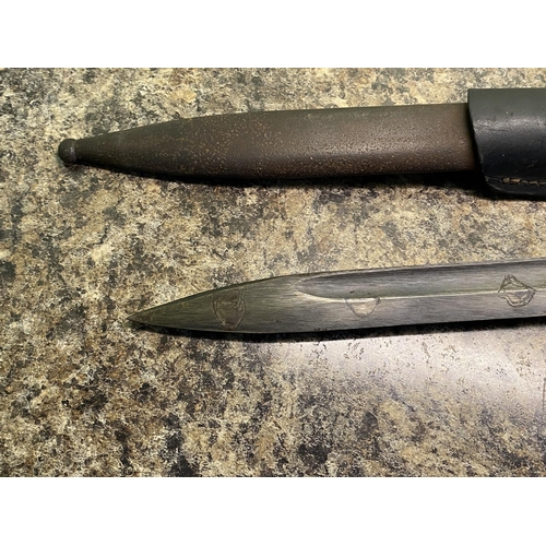 30 - world war bayonet in original sheath appx 15