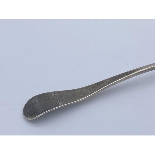 342 - sterling silver late 1700s dessert spoon 61g