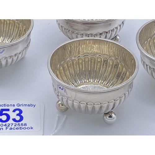 353 - 4 x matching silver salts 88g