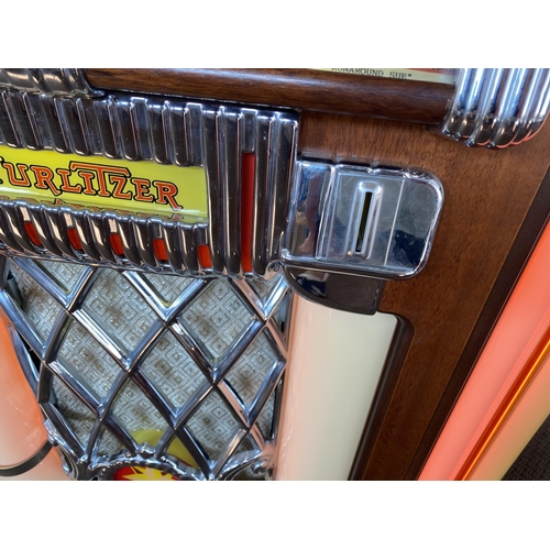 398 - Wurlitzer one more time 184/f91 jukebox in great condition with the bubble effect around the dome. T... 