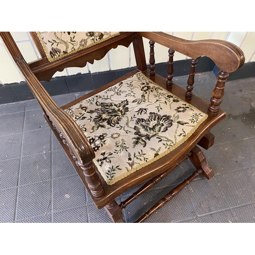 73 - american rocking chair in very good order appx 20