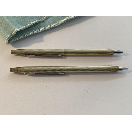 83 - original tiffany and co silver pen and pencil set