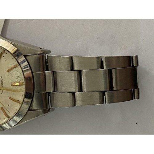 85 - Rolex vintage oysterdate precision stainless steel mechanical wrisywatch numbered with 7835 and 257 ... 